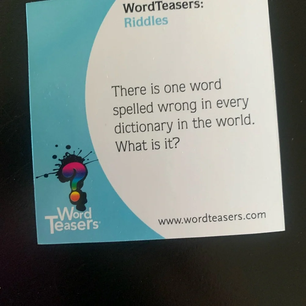WORD TEASERS Riddles Game for Kids Teens & Adults Travel 150 Cards Brain Teasers